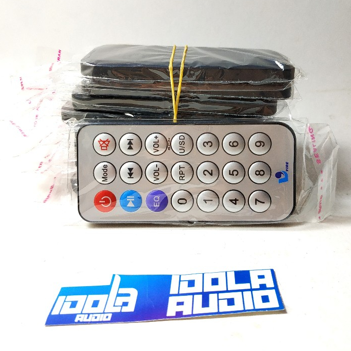 Remote MP3 Vire + Baterai | Remote Kit Modul MP3 Merk Vire