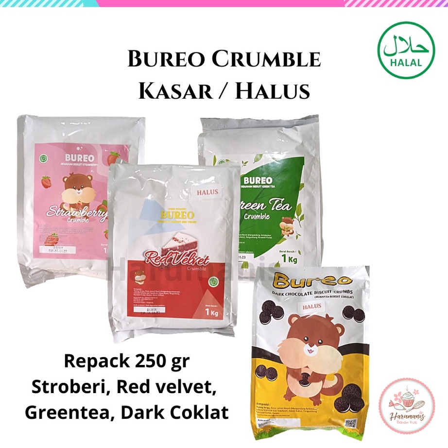 

❉Terkini❃→ Bureo Crumble Kasar dan Halus Repack 250gr H44 ➶