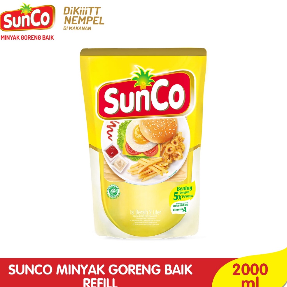 

R3@dy Stok MINYAK SUNCO POUCH 2 liter Promo Tergila