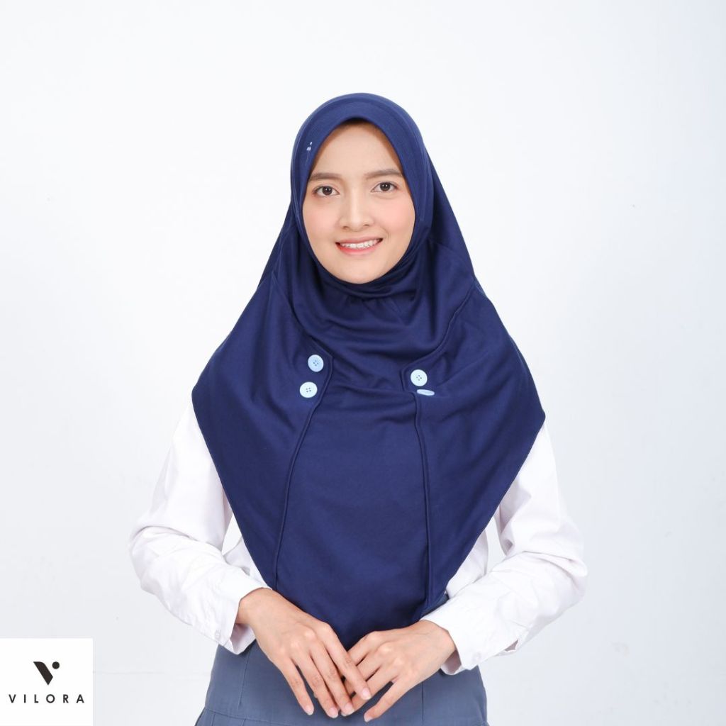 Kerudung Sekolah SMA Premium Ceyda by Vilora