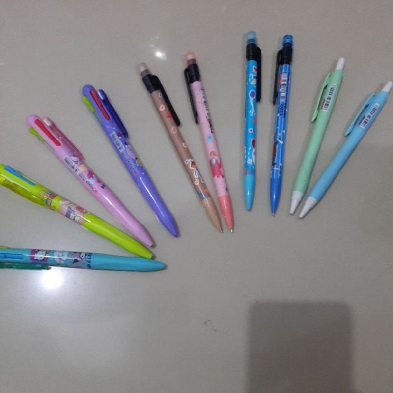 

pulpen 4 warna/aneka pulpen/pensil mekanik harga termurah