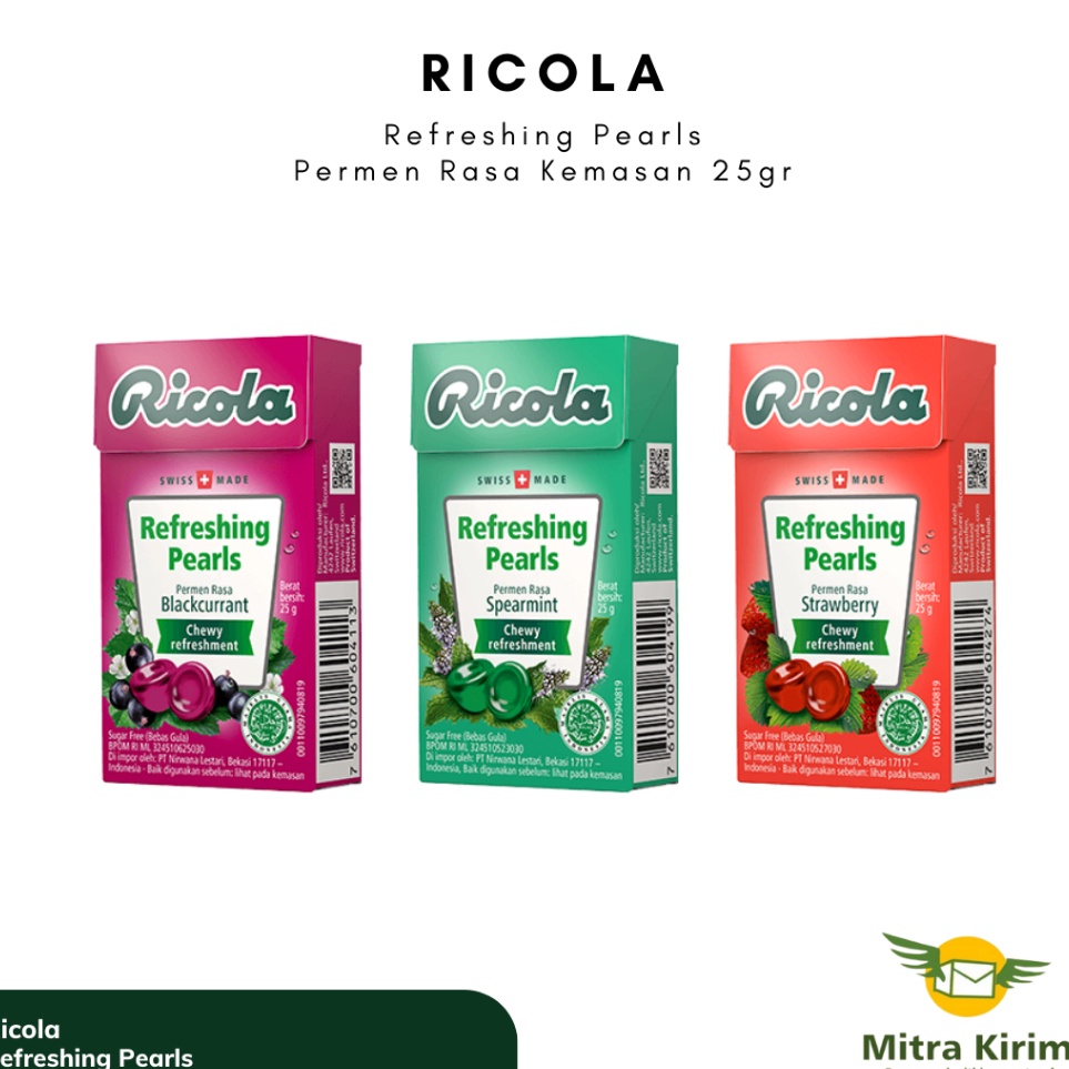 

Diskon Ricola Refreshing Pearl Permen Rasa Blackcurrant/Spearmint/Strawberry 25gr ←✻