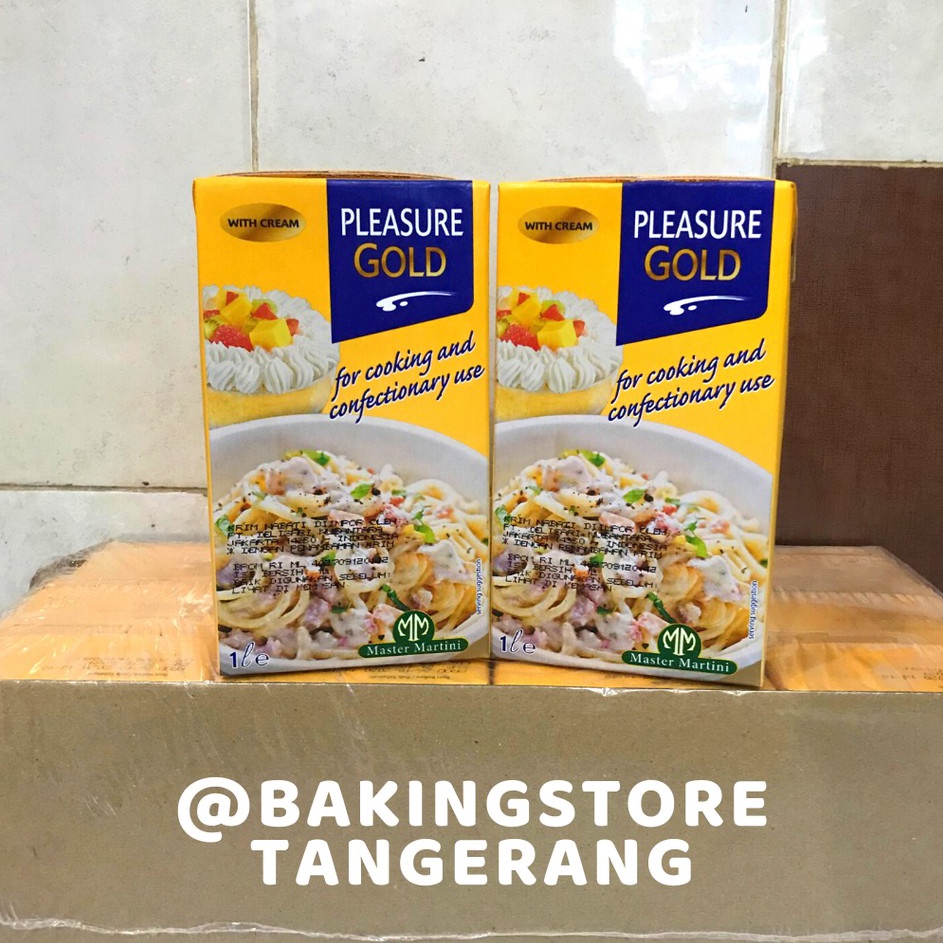 

Baru Pleasure Gold Master Gourmet Cooking Cream | Krim Masak 1 L Murah Banget