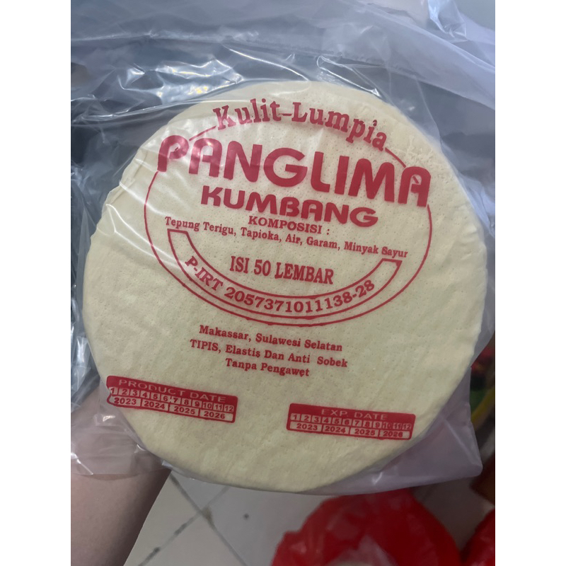 

kulit lumpia panglima isi 50 lembar