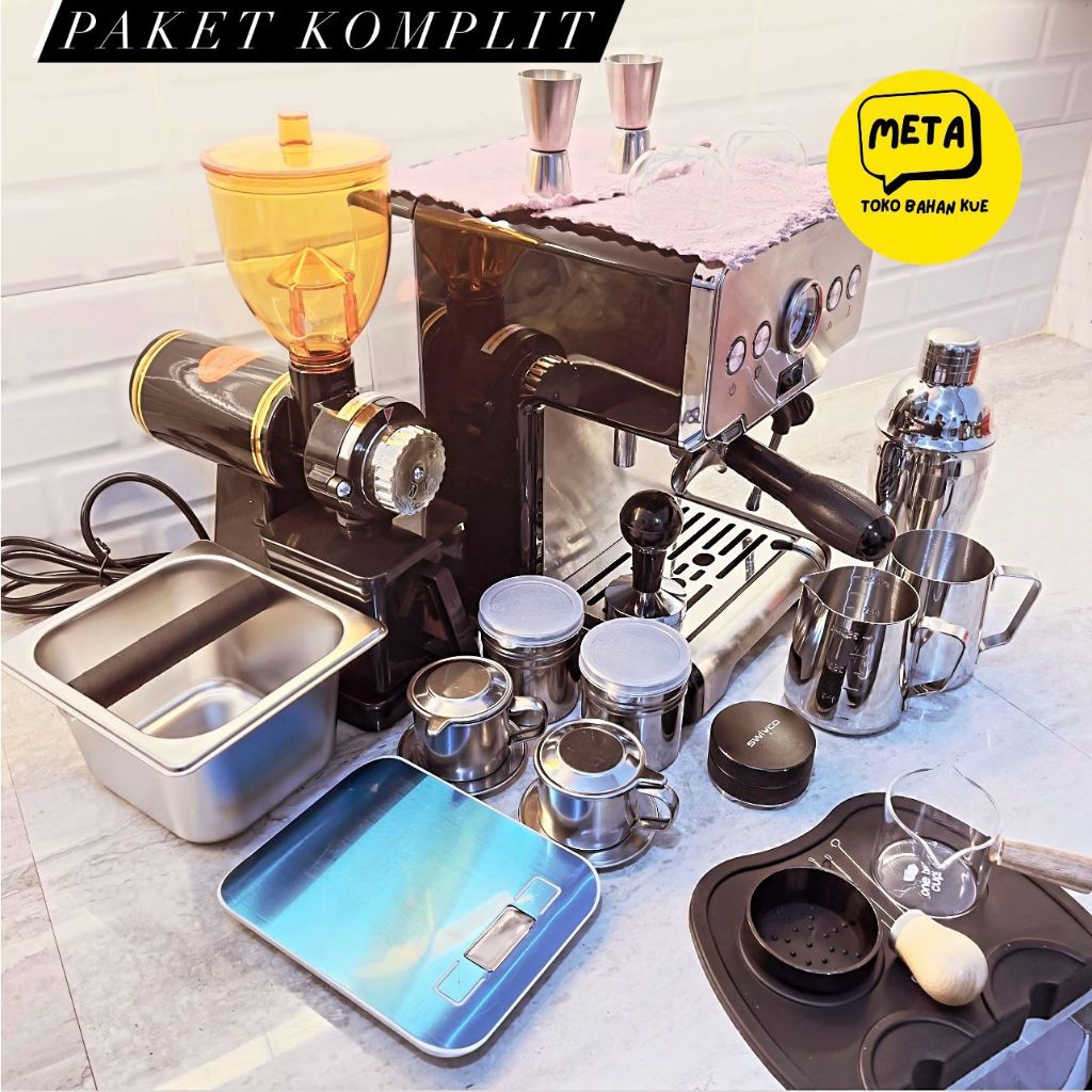PAKET HEMAT COFFEE SHOP / PAKET KOMPLIT KOPI / MESIN KOPI  / PAKET USAHA KOPI / MESIN KOPI