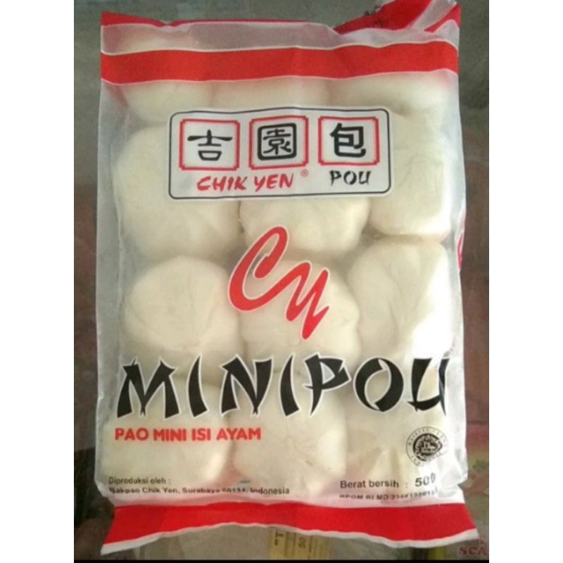 

[Frozen Food] Bakpao Minipao CHIK YEN isi Ayam, Coklat, Kacang Hijau 500 gr