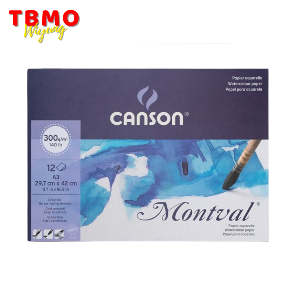 

TBMO Kertas CANSON Montval A3 300gr 12 Sheets 200807320