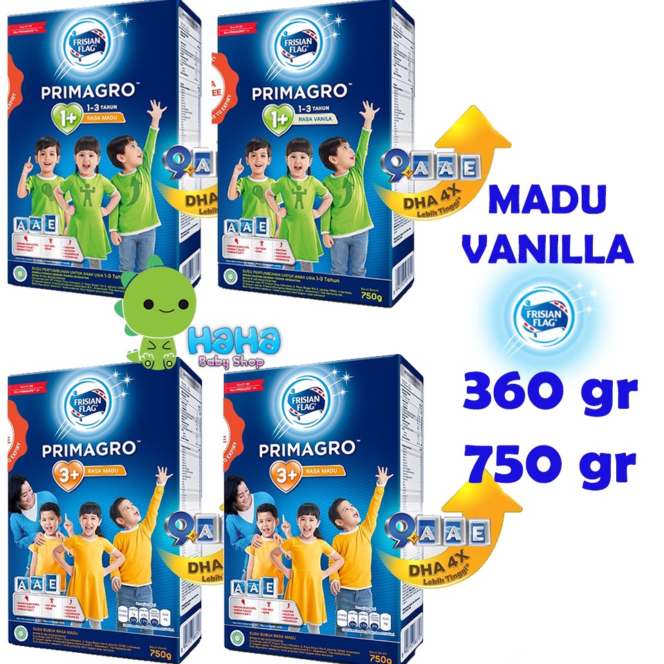 

[☞U86@] Frisian Flag Primagro 1+ 3+ Madu / Vanilla / Cokelat 360gr / 750gr Pertumbuhan Anak Kerenz