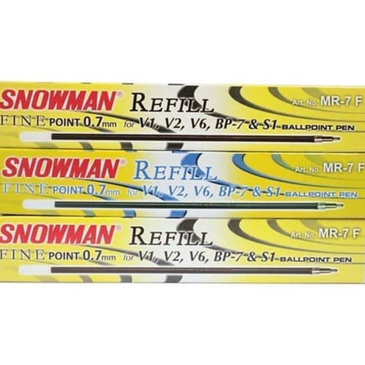 

Ready Stock Refill / isi Pulpen Snowman / (1pak/12pcs)
