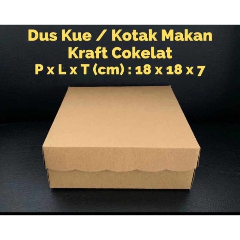 

(satuan)BOX NASI/DUS NASI 18X18X7CM/ BOX HAJATAN/ BOX SYUKURAN/BOX CATERING