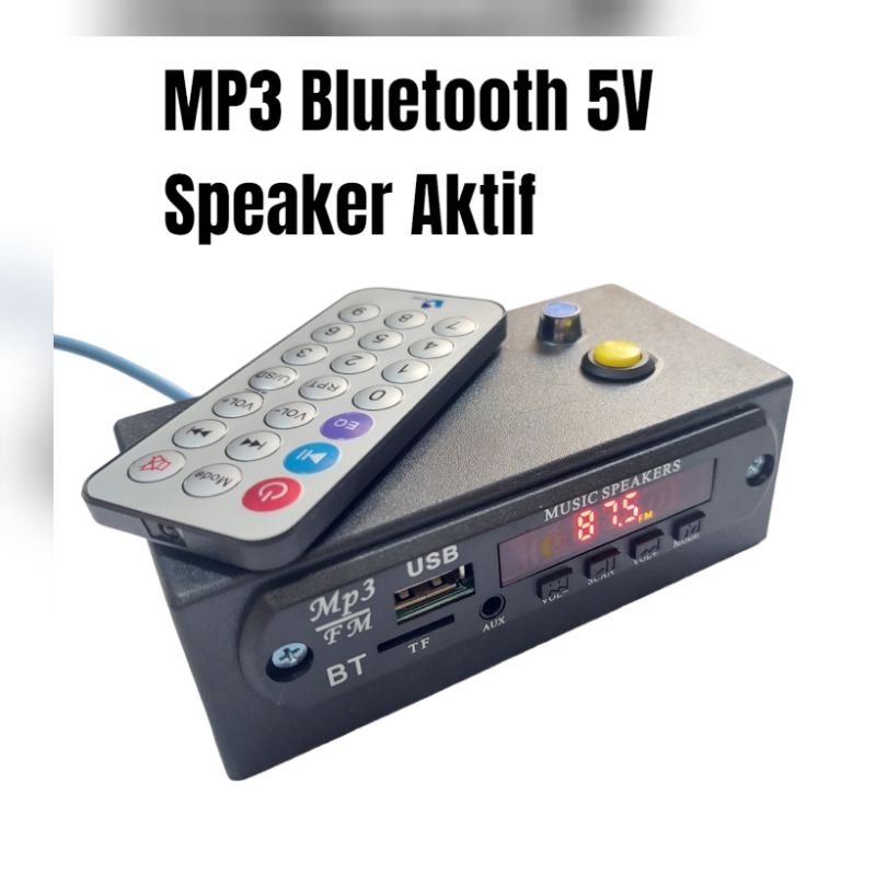 MP3 BLUETOOTH 5V PLUS FM RADIO VIRE KIT MODUL MP3 PLAYER BLUETOOTH BT MODUL KIT MP3 KIT PEMUTAR MUSI