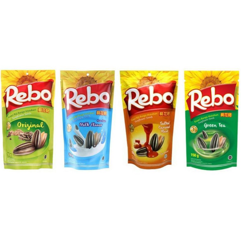 

[✡X49$] Kuaci Rebo/Kuaci Fuzo Original/Milk/Green Tea/Caramel/Kopi 150 gr [128]