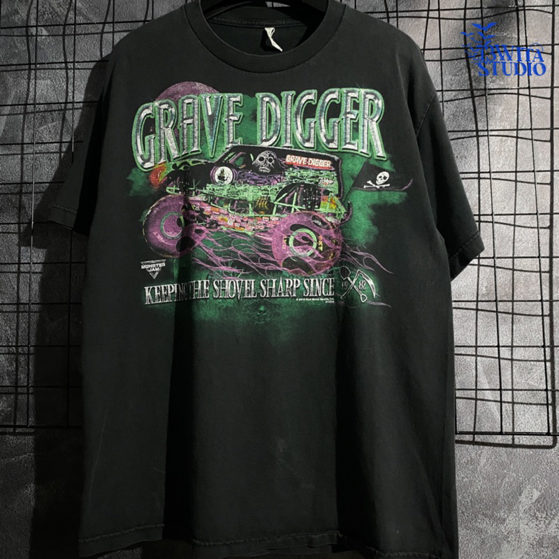 Kaos T Shirt Second Grave Digger Copyright 2016