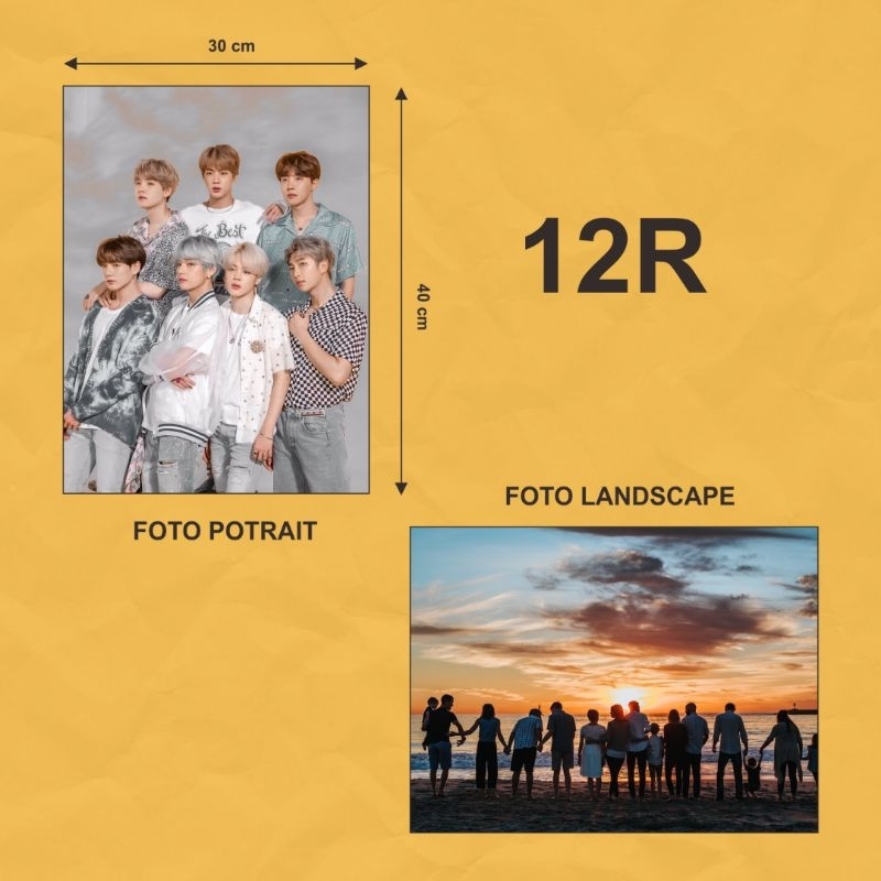 CETAK FOTO 12R (30x40) 2 FOTO