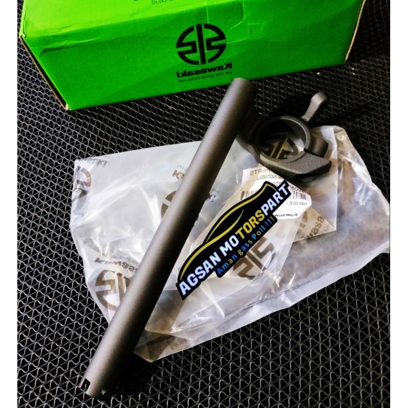 Stang stir stang jepit kiri ninja rr mono 250 SL original Kawasaki