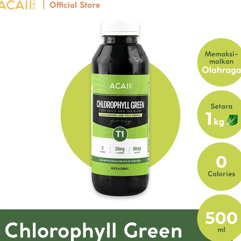 

Ready Stock Acaii Tea Chlorophyll Green 500ml Jual