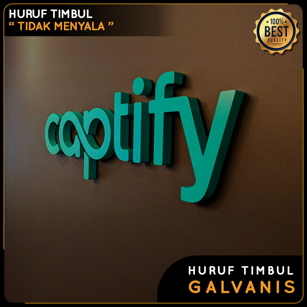 HURUF TIMBUL GALVANIS PREMIUM