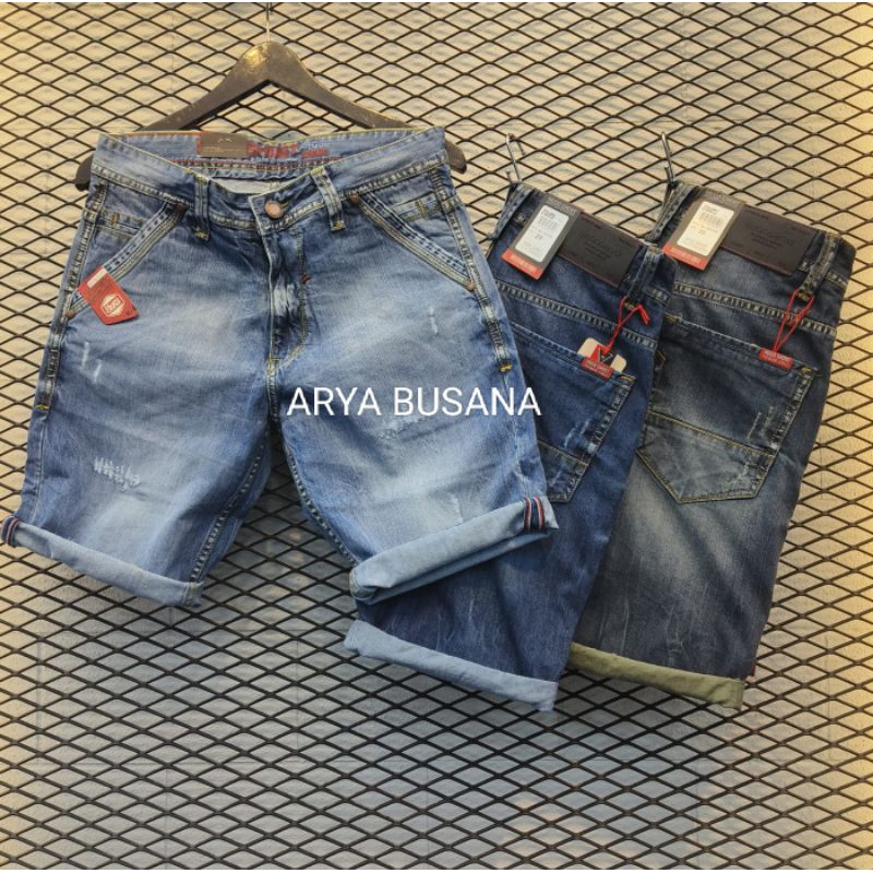 CELANA PENDEK JEANS PRIA DISTRO | CELANA JEANS PENDEK PRIA DISTRO ORIGINAL HUGOGHOST