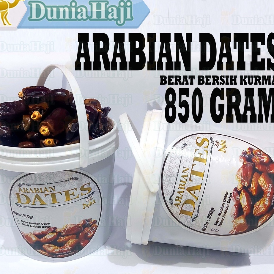 

Seller Kurma Arabian Dates Kemasan Ember 850GR Bukan Kurma Sukari Al-Qossim Al Qosim Al Qassim Terlaris