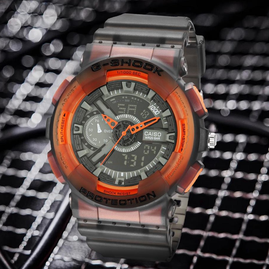 ➼➳✿✯ JAM TANGAN PRIA G-SHOCK CASIO GA 110 / JAM TANGAN DUAL TIME ANTI AIR