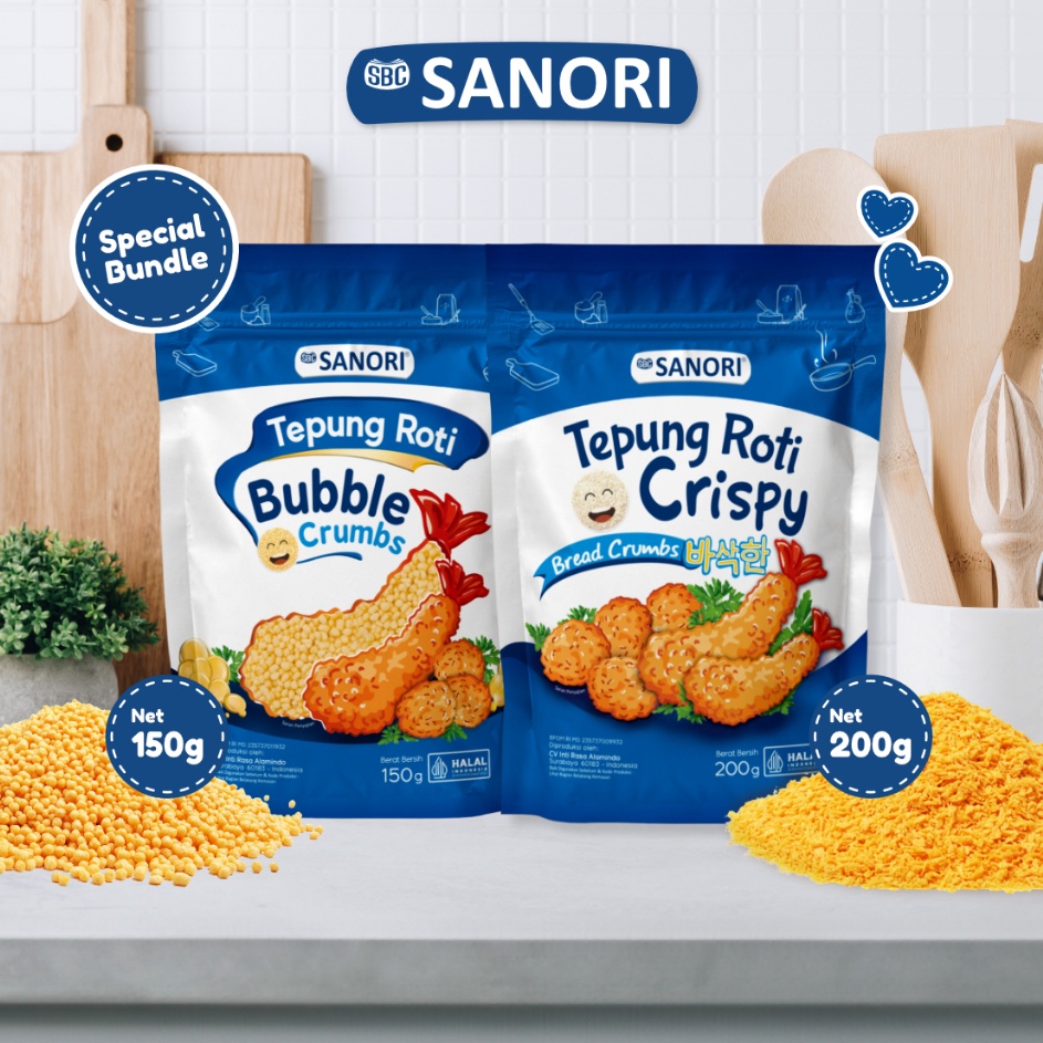 

[KODE PRODUK GKGWE4544] Special Bundle - Tepung Roti Crispy & Bubble Crumbs