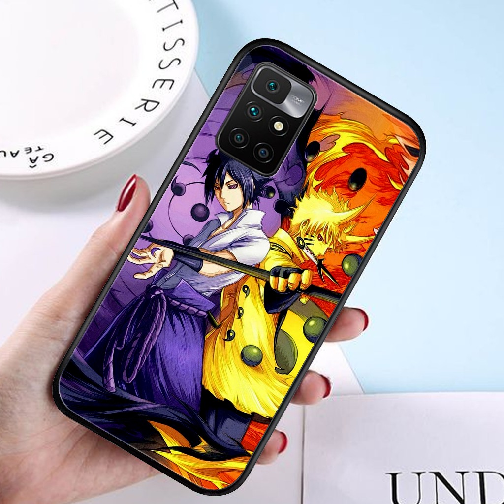 Case Xiaomi Redmi 10 4G / Redmi 10 2022 - Casing REDMI 10 / REDMI 10 2022 - ( Naruto ) - Case 2D Glo