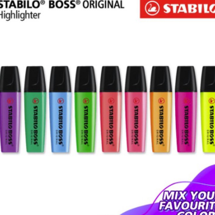 

Ready Stabilo Boss Original Highlighter ( 1 pcs )