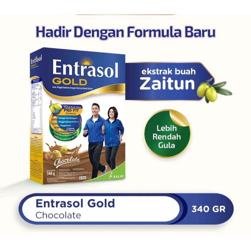 

Susu Entrasol GOLD 340gr Rasa Original Cokelat Vanila Murah