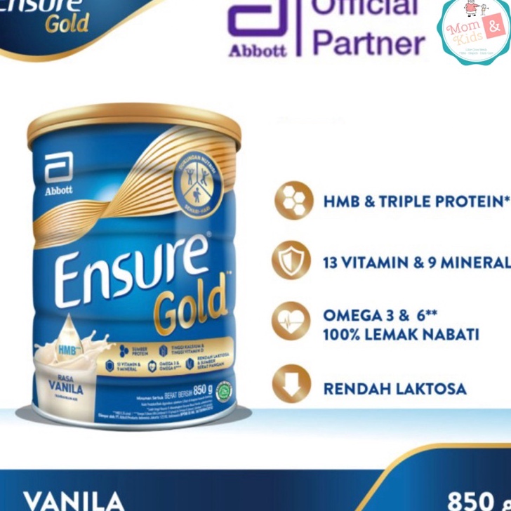 

Terkini ENSURE GOLD HMB Vanila Coklat 850gr | Susu Nutrisi Dewasa Rendah Laktosa Buruan Beli