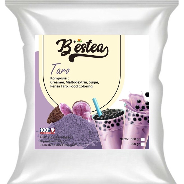 

Harga Murah Bubuk Minuman Rasa Taro Reguler 500 gram Powder Drink Bayar Di Tempat