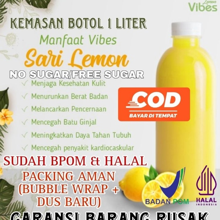 

[KODE PRODUK Z9D9B6569] SARI LEMON/JUS DIET 1 LITER MURAH + FREE PACKING + SUDAH BPOM & HALAL