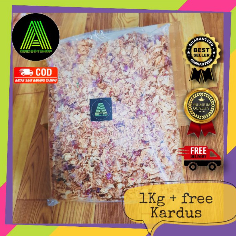 

Re4dy 1KG Bawang Merah Goreng / Harga Grosir Termurah / Tanpa Bahan Pengawet / Enak Renyah Gurih / Brambang Goreng Serba Murah
