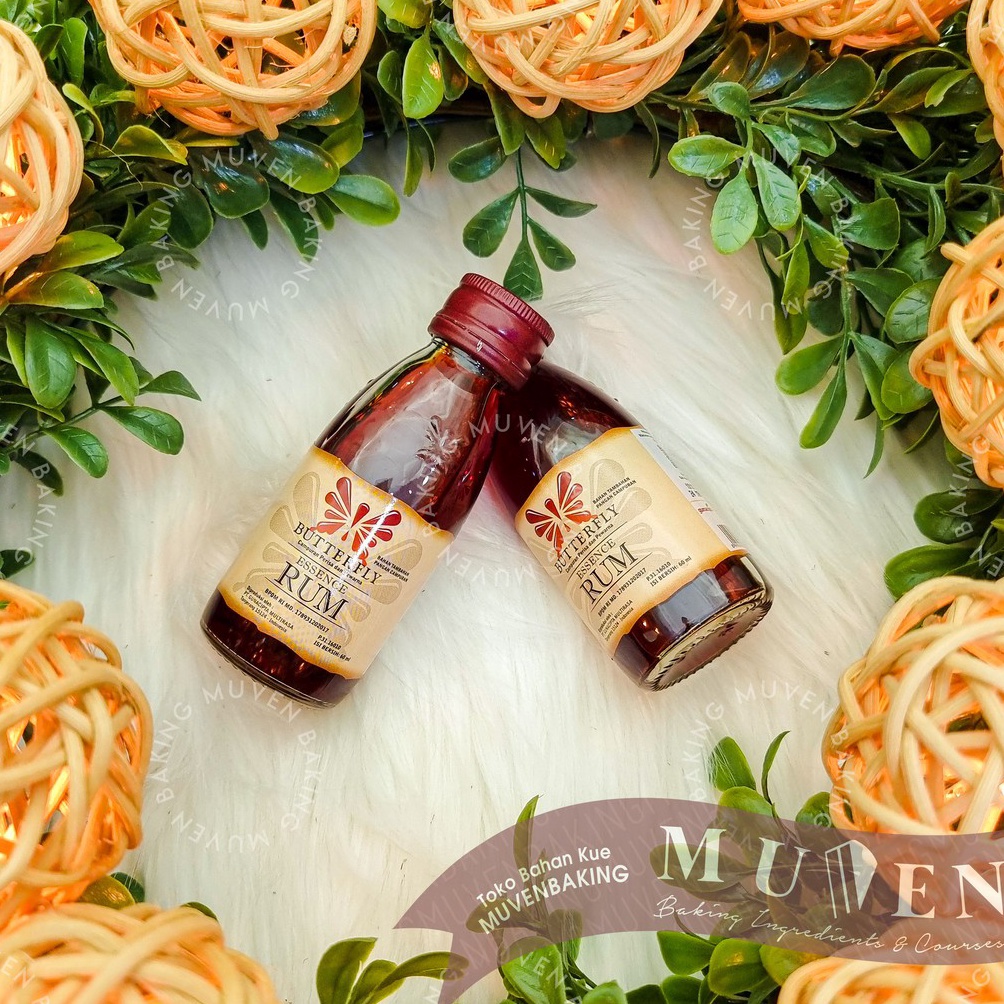 

[☼L34<] RUM JAMAICA BUTTERFLY ESSENCE 60 ml / RHUM JAMAICAN KOEPOE [12]