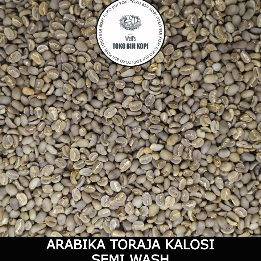 

Terlaris GREEN BEAN KOPI MENTAH ARABIKA TORAJA KALOSI SEMI WASH GRADE 1 - 1KG Stok Banyak