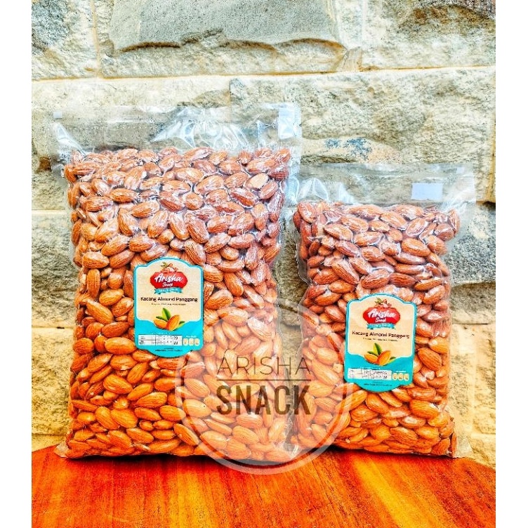 

Baru Kacang Almond Panggang Premium 1KG / Roasted Almond Big Sale