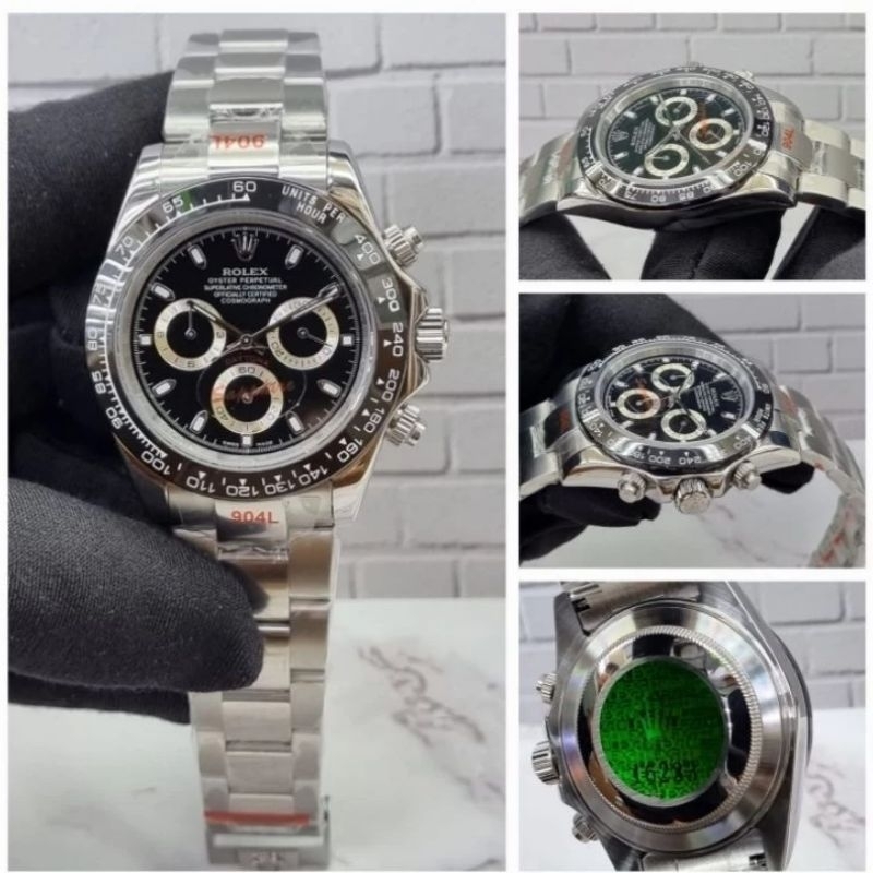 ROLEX DAYTONA OTOMATIS JAM TANGAN MEWAH PRIA