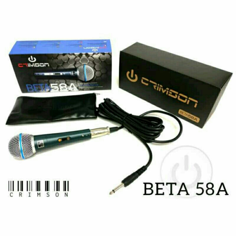 Mic Kabel Crimson BETA 58 BETA58 ORI