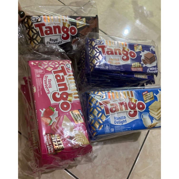 

Kirim Sekarang Tango Wafer Uk BESAR 39gram (Perpak isi 10 Bungkus) Dijual