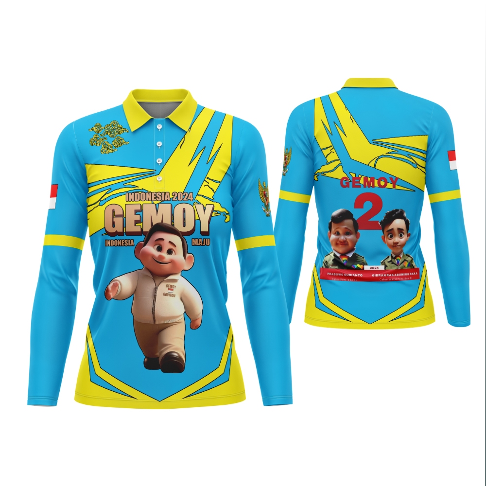 baju kaos gemoy prabowo wanita capres 2024 jersey baju gemoy prabowo gibran kaos gemoy anak