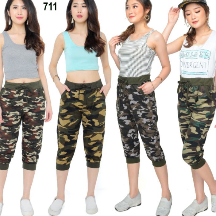 Kode BRL331 PROMO celana motif army,celana pendek armi,leging army 7/8,celana senam,celana olahraga,