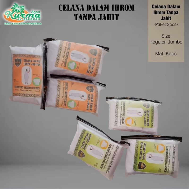 Celana Dalam Ihram Tanpa Jahitan Haji Umroh Pria CD
