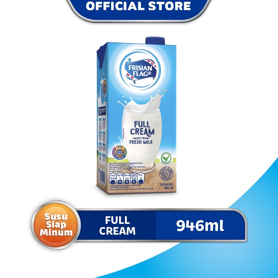 

[KODE CZ9SY] Frisian Flag Family UHT Full Cream 946 ml