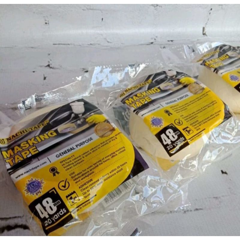 

Isolasi kertas Masking Tape Nachi tape 48mm