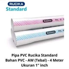 PIPA RUCIKA AW 1 INCH BIRU 4 METER