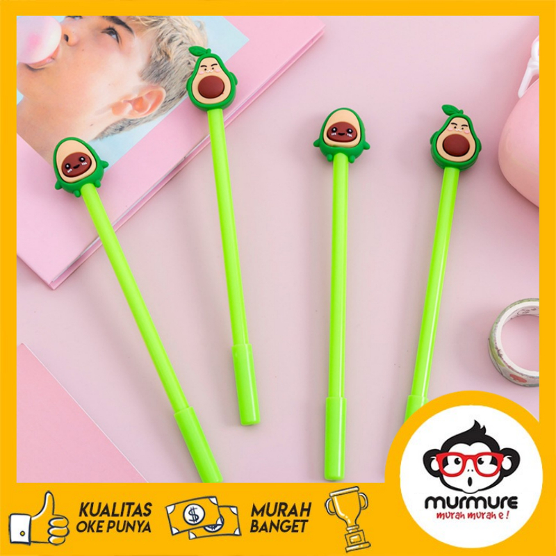 

MURMURE I PENA KARAKTER ALPUKAT LUCU PULPEN TINTA GEL CAIR MOTIF AVOCADO UNIK ALAT TULIS KANTOR SEKOLAH STATIONARY MURAH