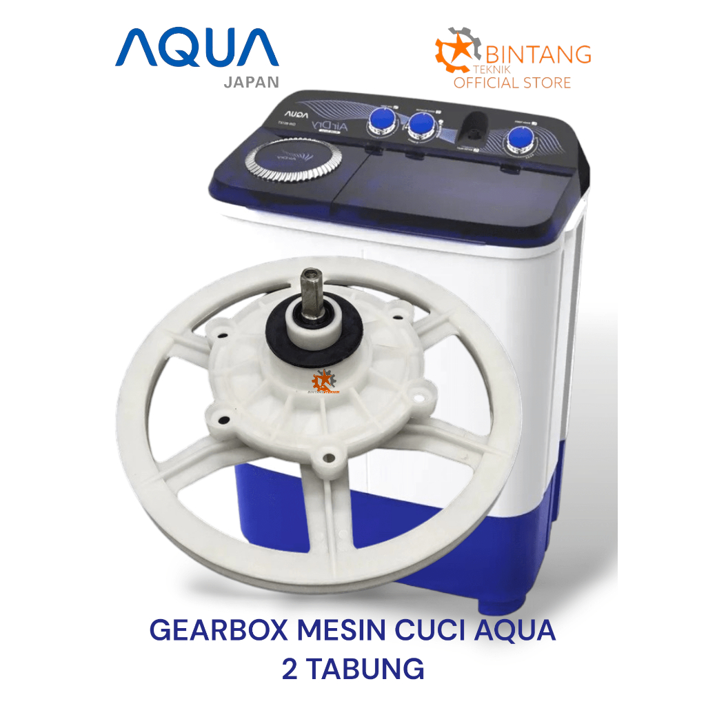 GEARBOX  AQUA JAPAN MESIN CUCI 2 TABUNG MANUAL SW-730XT SW-700XT SW-740XT SW-741XT SW-755XT QW-711XT