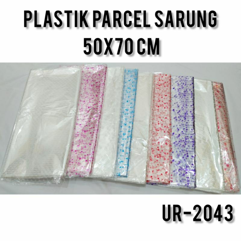 

100 LBR - PLASTIK PARSEL / BUNGKUS KADO / PLASTIK PARCEL SARUNG 50X70
