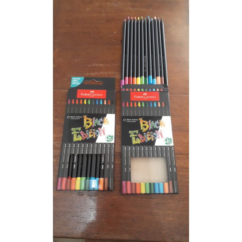 

FABER CASTELL COLOUR PENCIL BLACK EDITION ISI 12/24 ORIGINAL