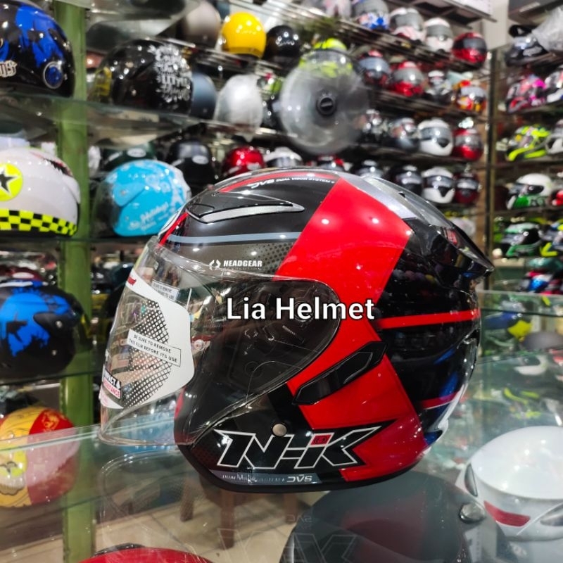 Helm Half Face NHK R1 motif Napoleon Black/red / NHK R1 motif original / NHK R1 motif Napoleon Black