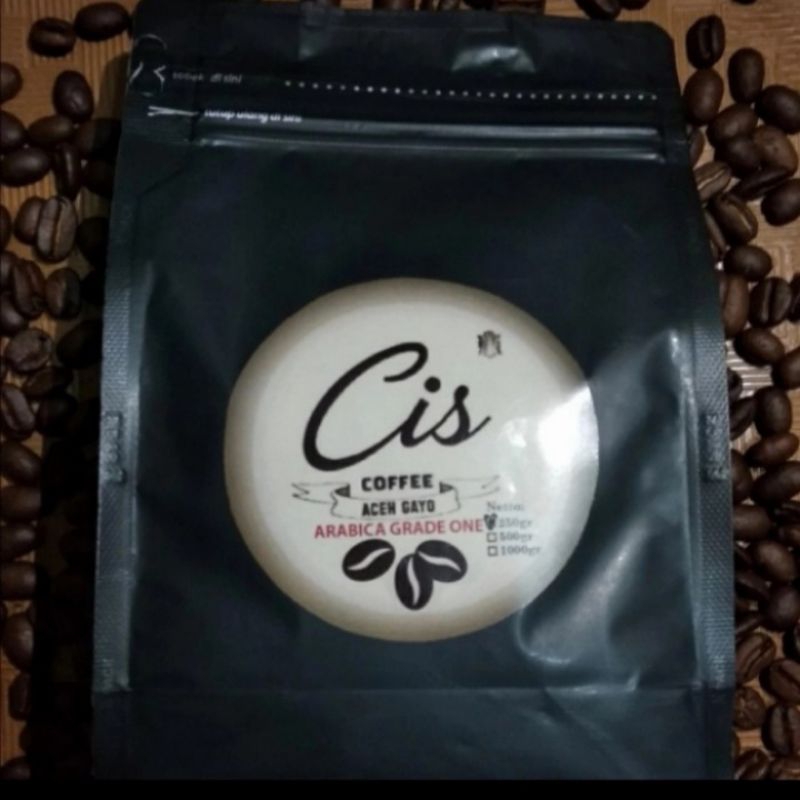 

Kopi Cis,kopi bubuk Arabika GRADE ONE berat 250gr/pcs